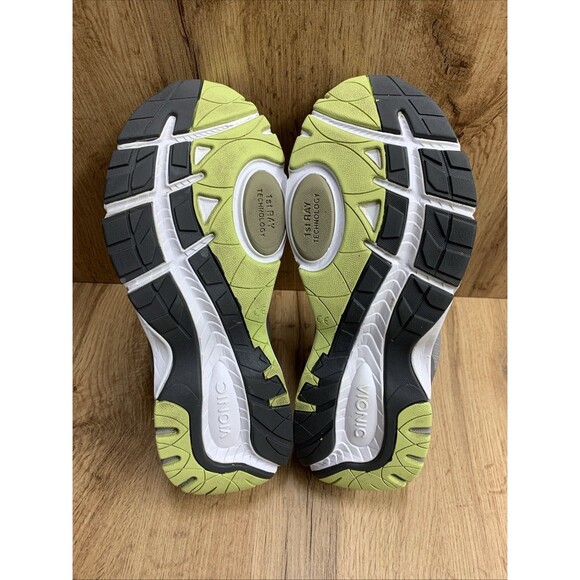 Vionic Women's Tokyo Sneaker Shoes Light Grey Pale Light Green Accents  Size 9 - Picture 5 of 14